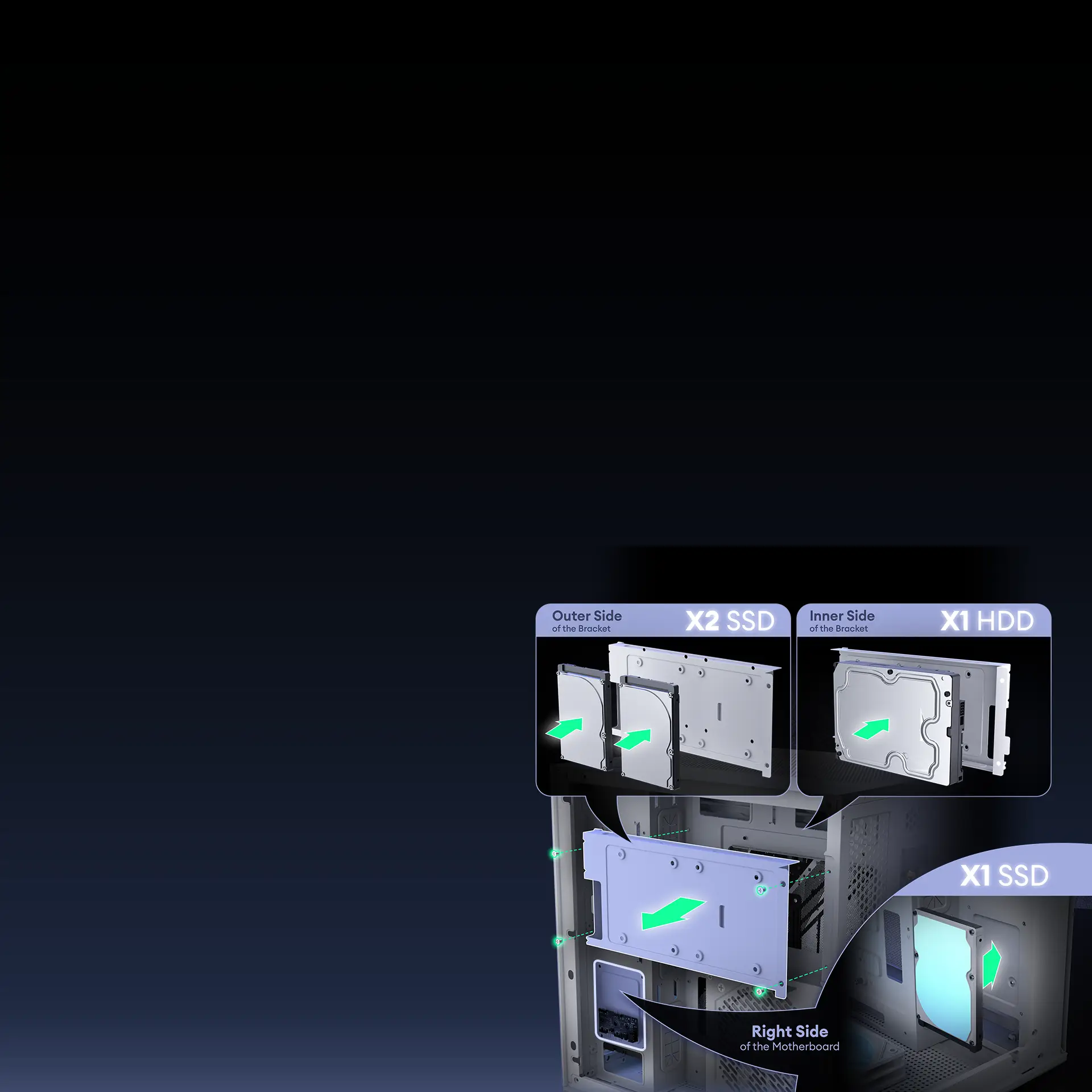 Mirage 4 White - OKINOS