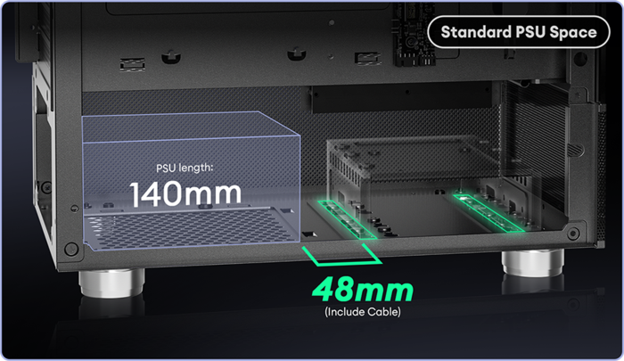 Additional Power Supply Space
 2