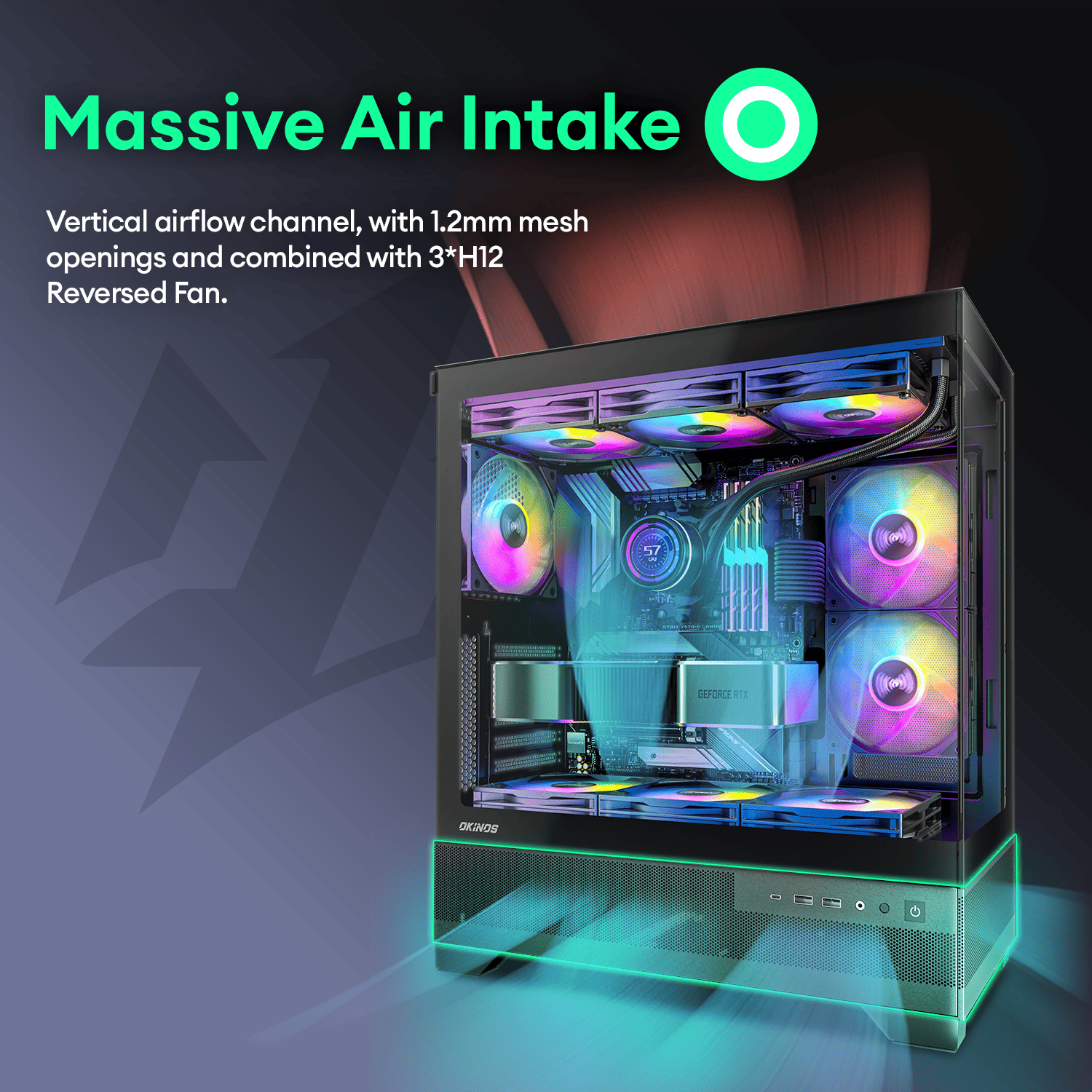 Massive Air Intake
No Air Intake
 1
