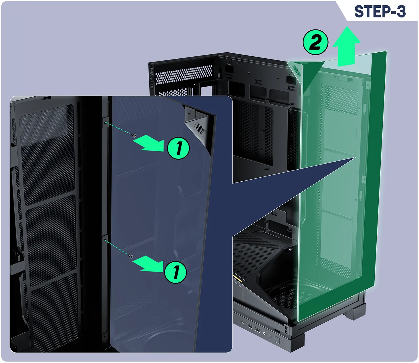 Step-by-Step Guide for Top Glass Removal
 2